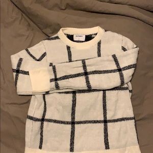 Old Navy cozy plaid women’s sweater size medium